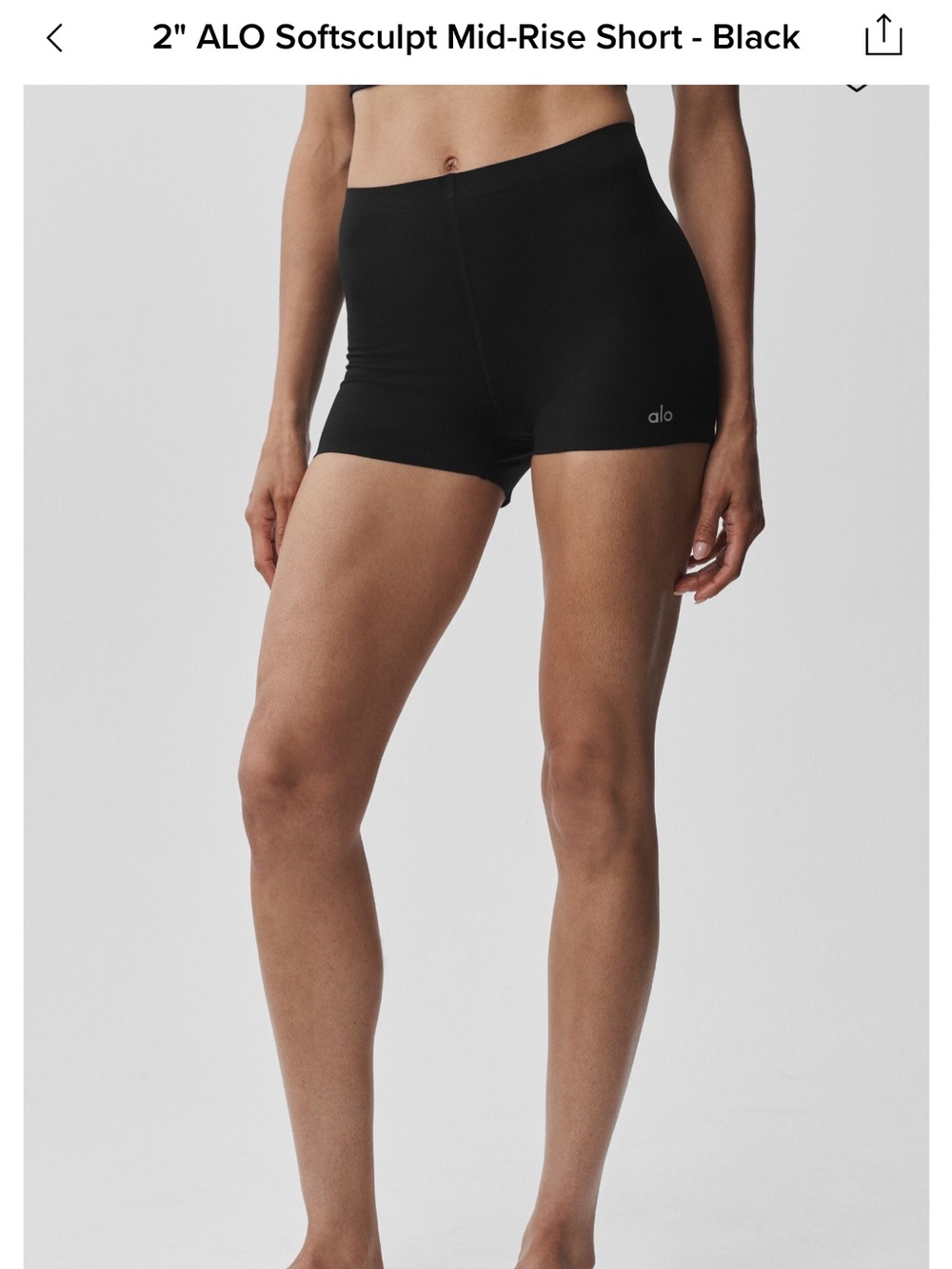 ALO Softsculpt Mid-Rise Shorts